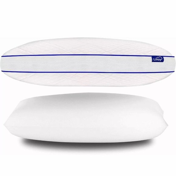 Queen Ventilated Gel Infused Memory Foam Pillow - Picture 3 of 3